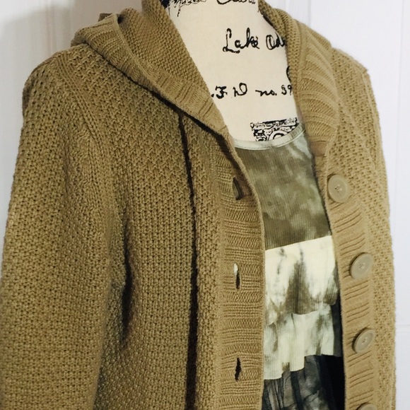 Eddie Bauer Sweaters - Cardigan Sweater Knit Button Up Layering Hoodie